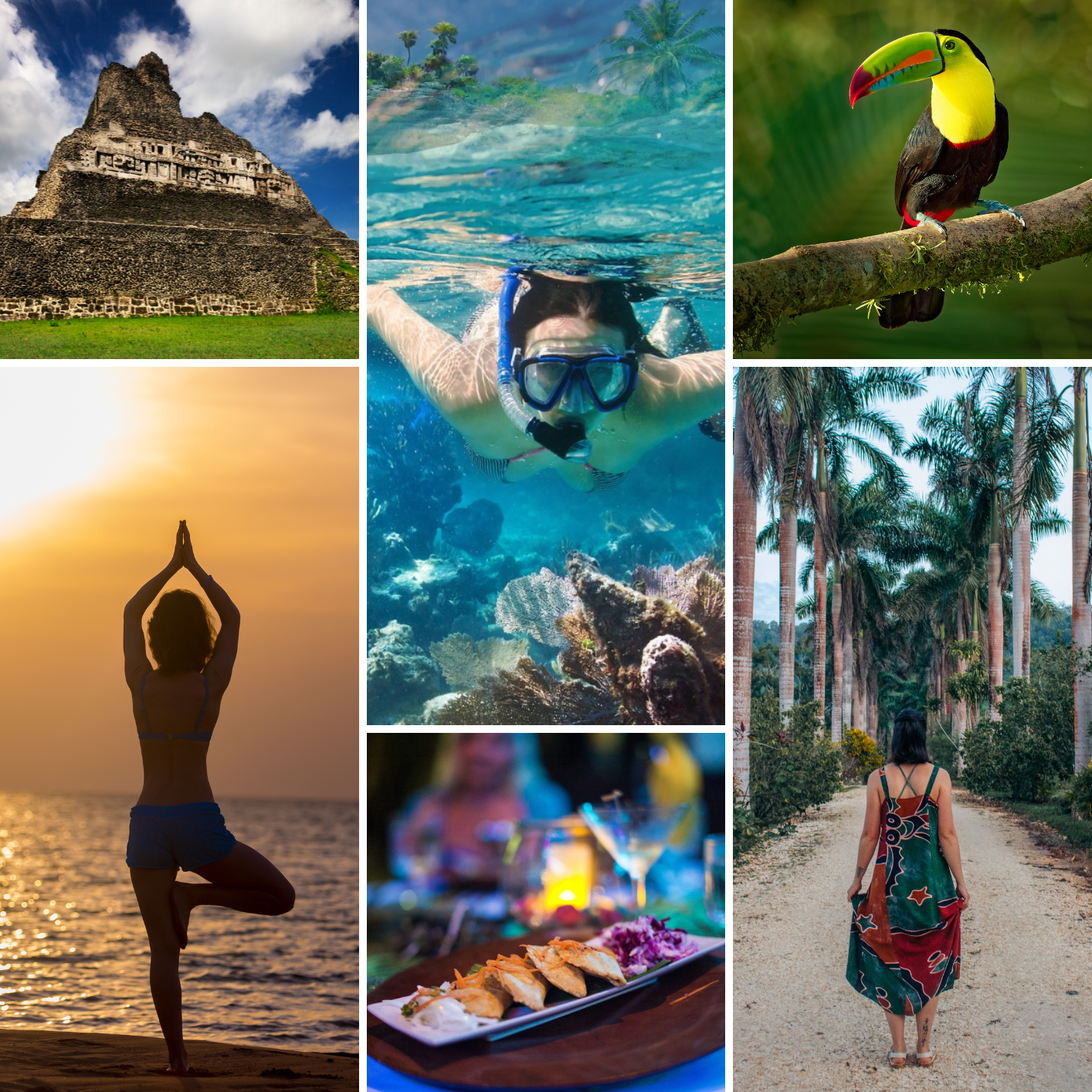 belize photo collage belize photo collage